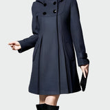 Палто с Качулка и Яка