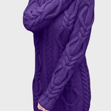 Пуловер С Висока Яка