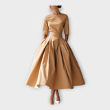 Рокля Миди Флуидна Кройка