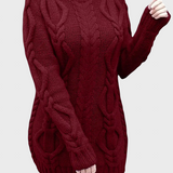 Пуловер С Висока Яка