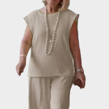 Комплект С Сатен Панталони