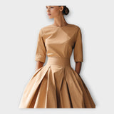 Рокля Миди Флуидна Кройка