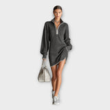 Плетена Рокля Лен Свободна