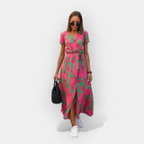 Рокля С Флуидна Кройка