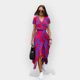 Рокля С Флуидна Кройка