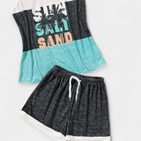 Летен Комплект Палми Принт