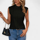 Топ Безръкав Коприна Стил