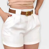 Шорти С Плисиран Детайл