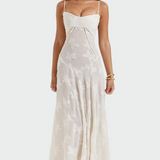 Дълга Рокля Флорален Принт