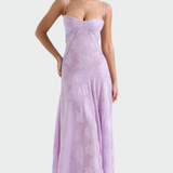 Дълга Рокля Флорален Принт