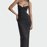 Сатен Рокля С Блясък