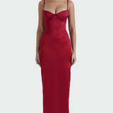 Сатен Рокля С Блясък