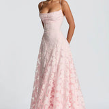 Макси Рокля Релефна Тъкан