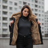 Милена - Зимен Палто с Козина