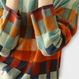 Пуловер Роло Яка Патчворк