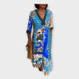 Рокля С Копчета 3/4 Ръкави