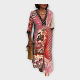 Рокля С Копчета 3/4 Ръкави