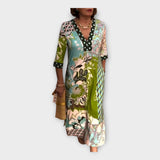 Рокля С Копчета 3/4 Ръкави