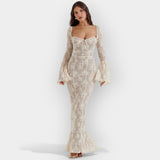 Рокля Дълга Дишаща Материя