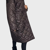 Палто с Квадратен Принт