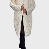 Палто с Квадратен Принт