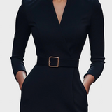 Рокля Миди с Пояс