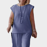 Комплект С Сатен Панталони