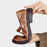 Кожени Мери Джейн Обувки