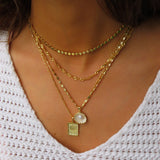 Огърлица с Раковина Мотив