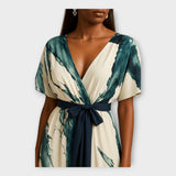 Рокля Ленена Дишащ Силует